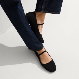 Rothy's Black Mary Jane Flats